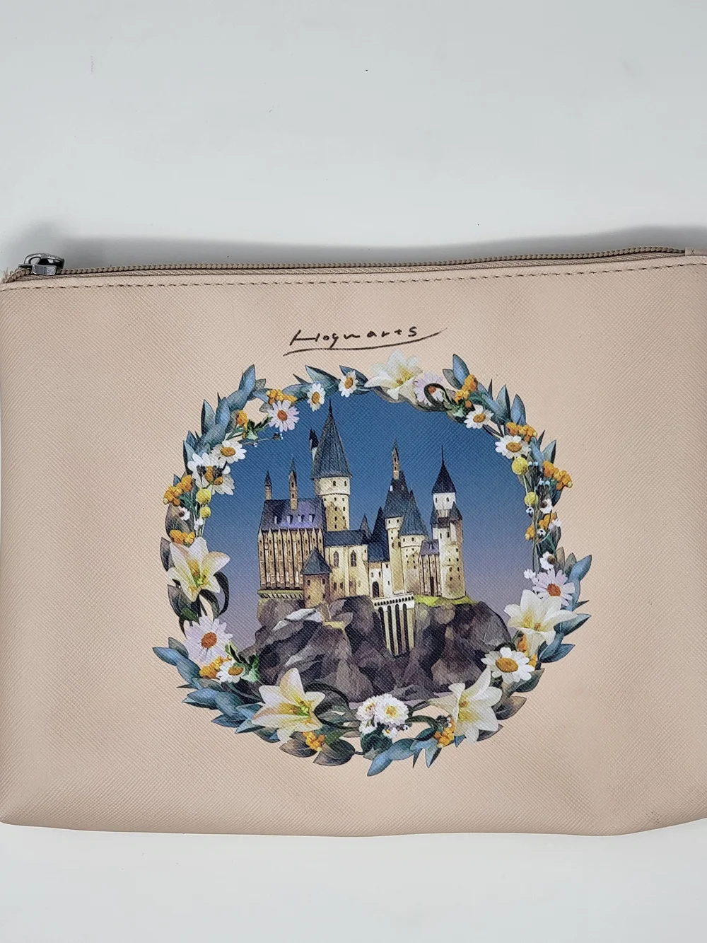 Hogwarts Castle Zip Cosmetic Pouch by Unbranded